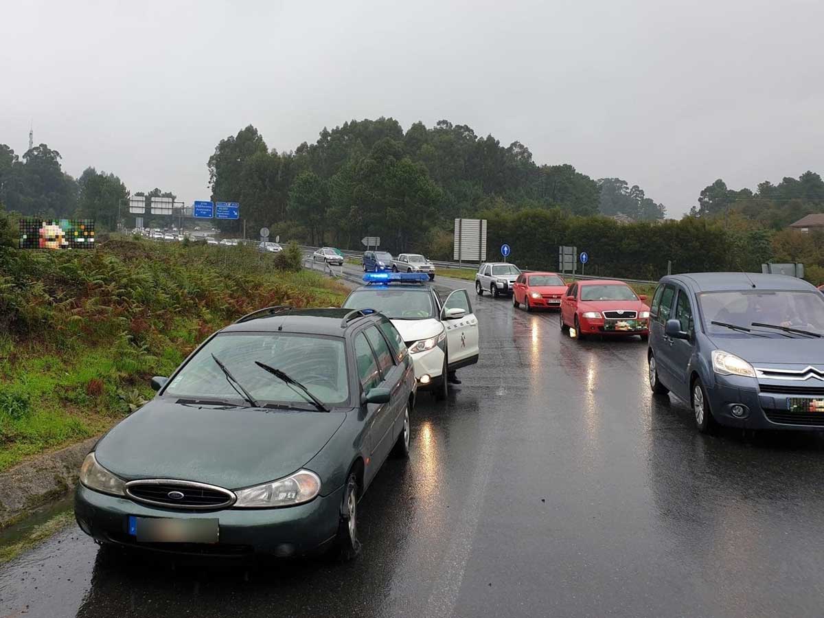 coche cepo pontevedra